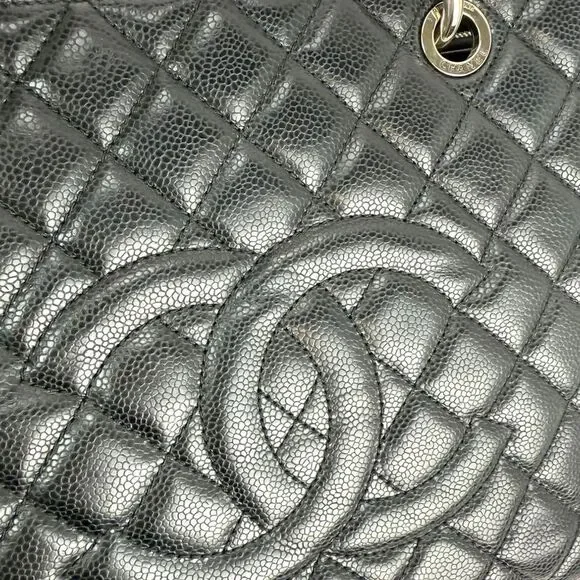 Chanel Caviar Quilted Black Grand Shopping GST Tote Bag - Picture 6 of 8